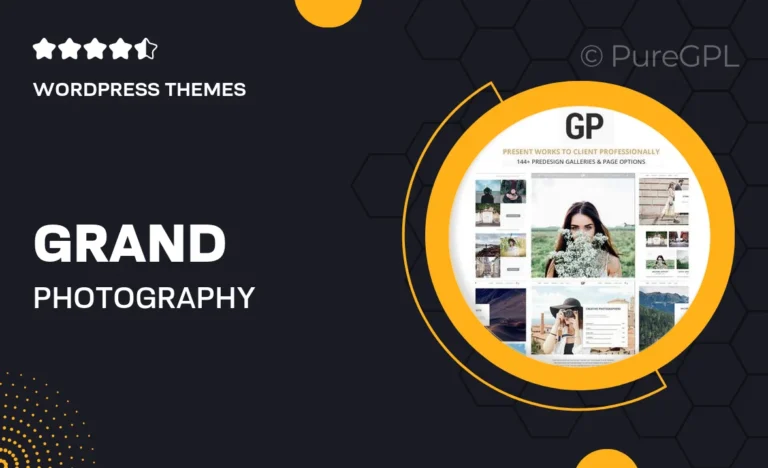 grand photography photography wordpress for photography