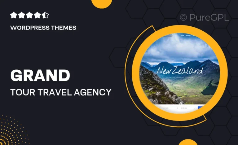 grand tour travel agency wordpress
