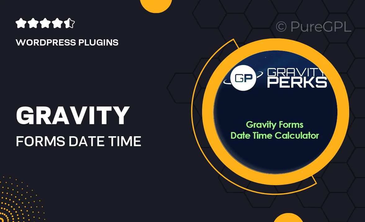 Gravity Forms Date Time Calculator