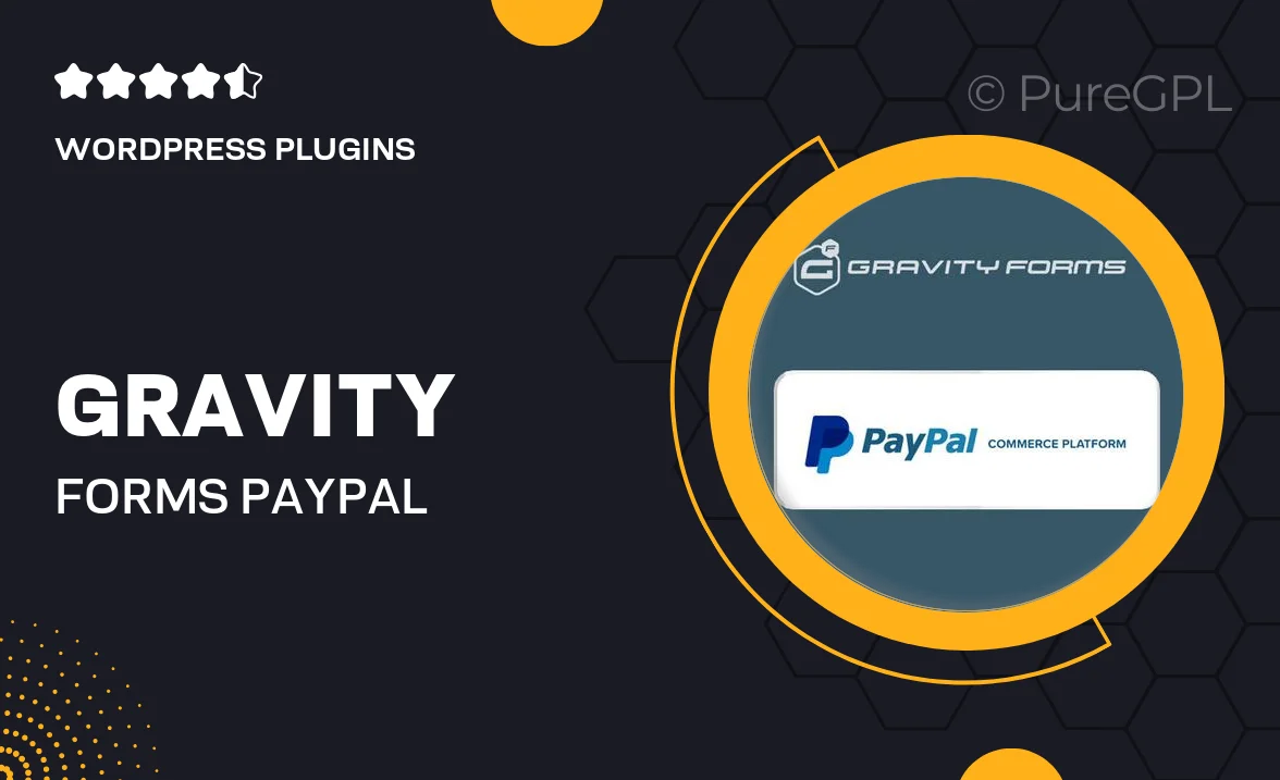Gravity Forms PayPal Commerce Platform AddOn