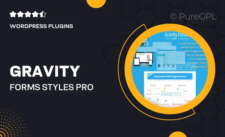 gravity forms styles pro add on