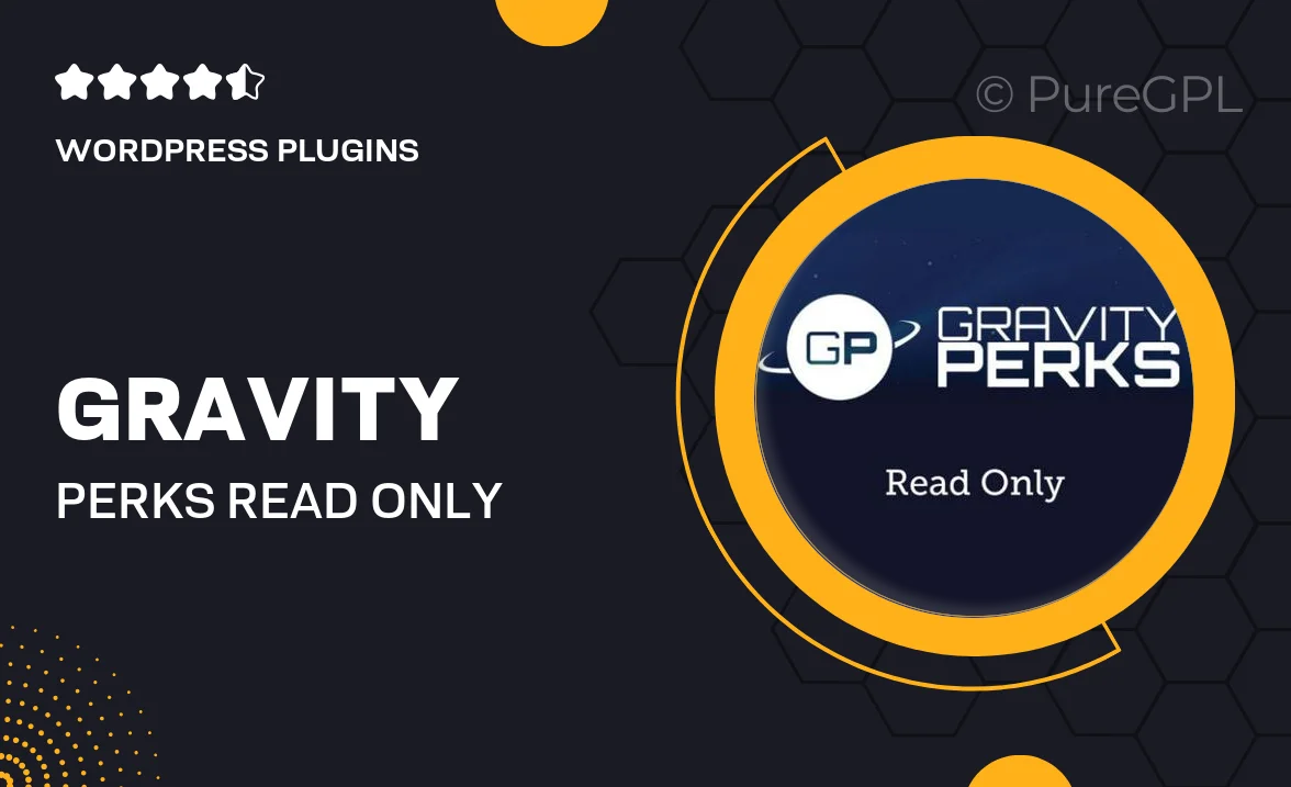 Gravity Perks Read Only Plugin