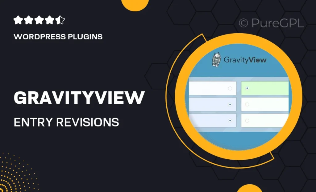 GravityView – Entry Revisions