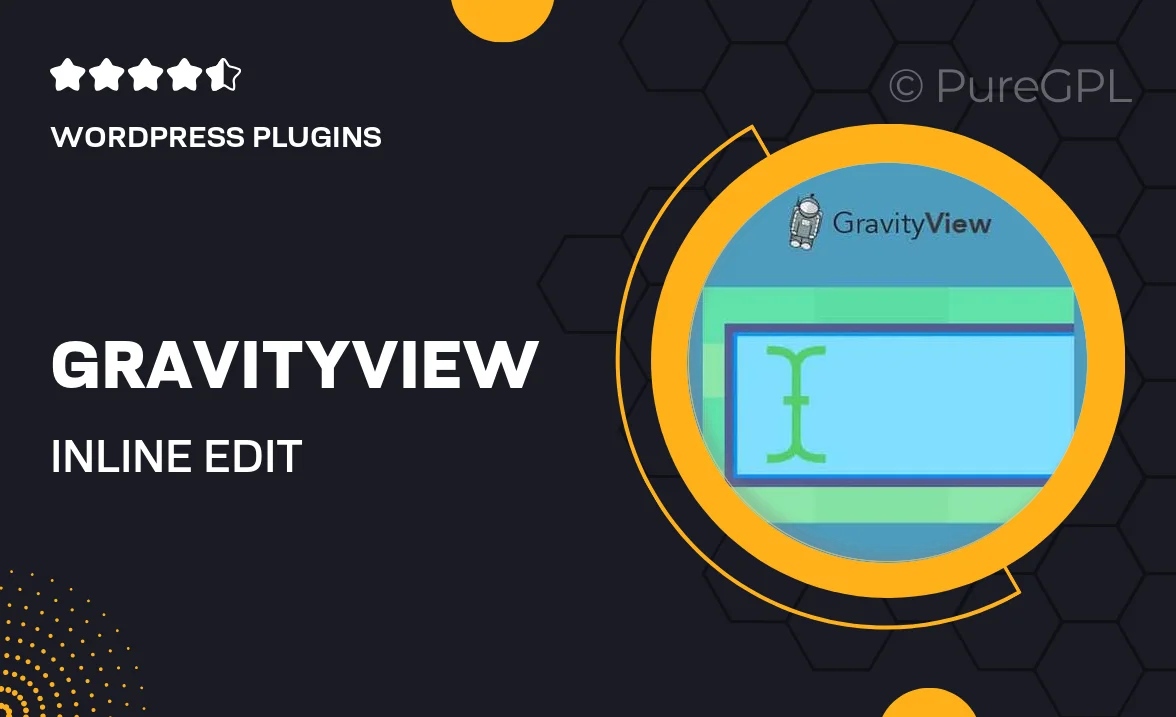 GravityView – Inline Edit