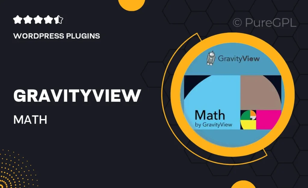 GravityView – Math