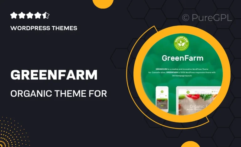 greenfarm organic theme for woocommerce wordpress