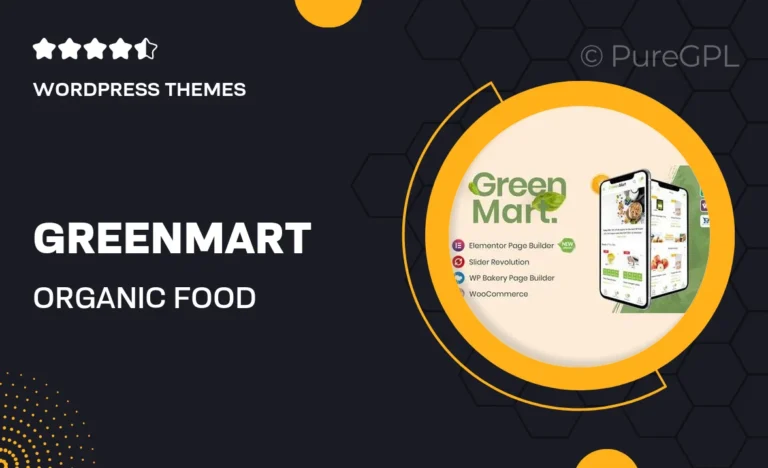 greenmart organic food woocommerce wordpress theme