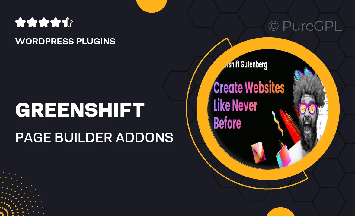 Greenshift Page Builder + Addons