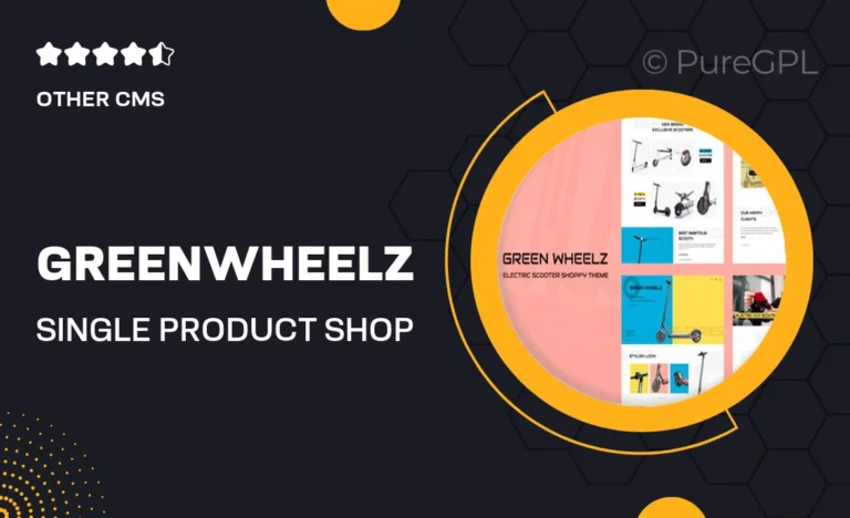 greenwheelz single product shop shopify os 2 0