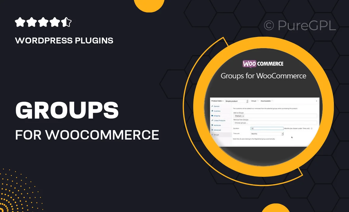 Groups for WooCommerce