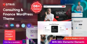 GTBUS – Consulting & Finance WordPress Theme