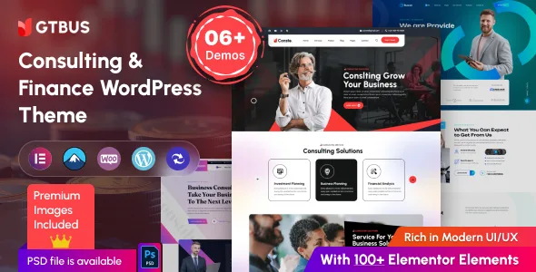 gtbus consulting finance wordpress theme 1
