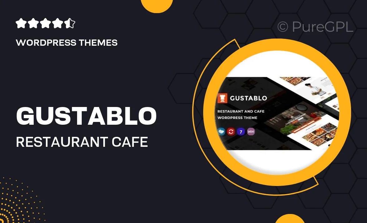 Gustablo | Restaurant & Cafe Responsive WordPress