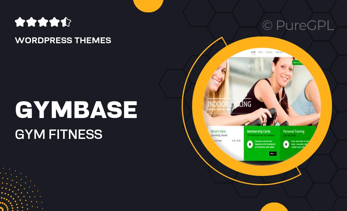 GymBase – Gym Fitness WordPress Theme