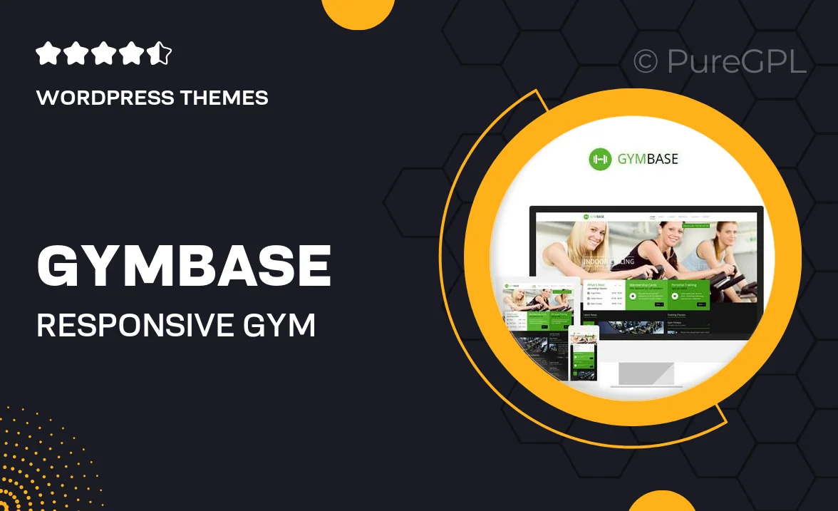 GymBase – Responsive Gym Fitness WordPress Theme