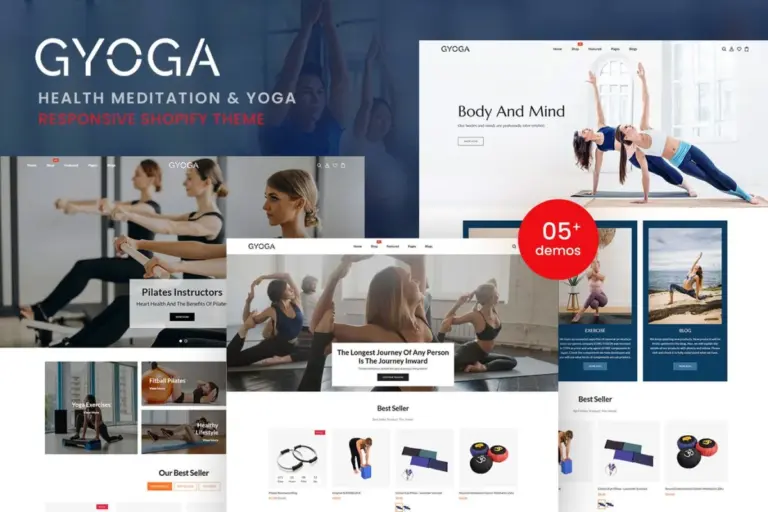 gyoga health meditation yoga shopify theme 1