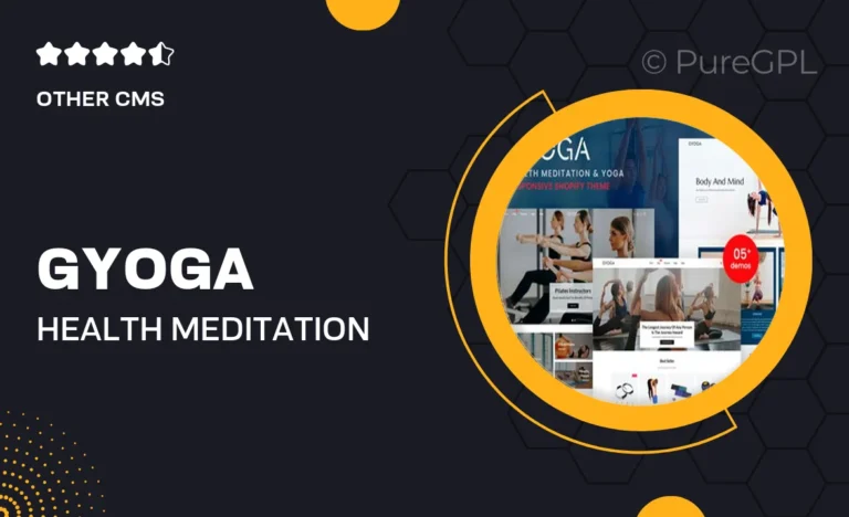 gyoga health meditation yoga shopify theme