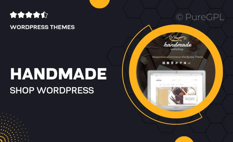 handmade shop wordpress woocommerce theme