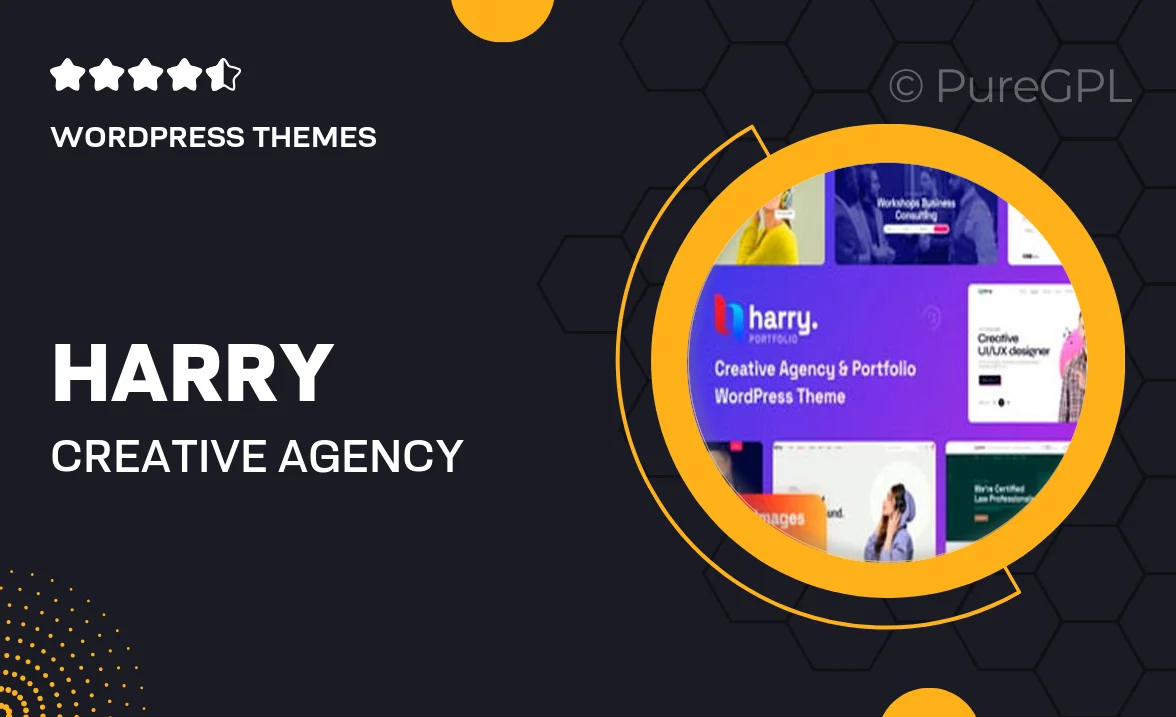 Harry – Creative Agency & Portfolio WordPress Theme