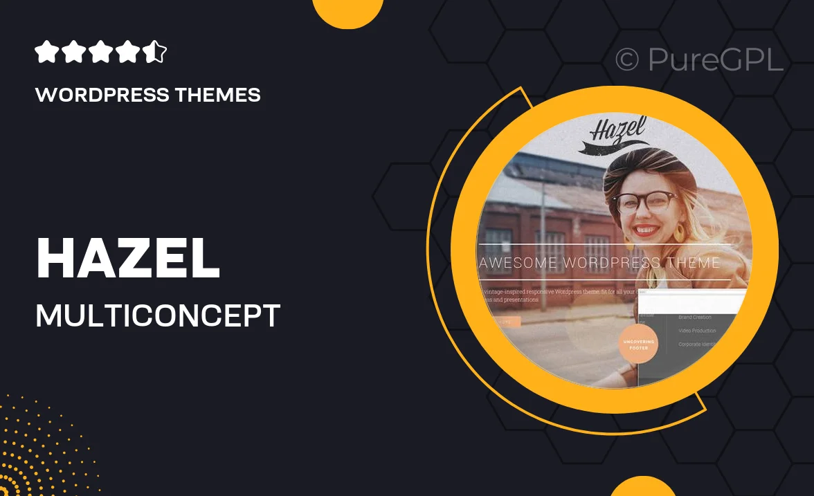 Hazel – Multi-Concept Creative WordPress Theme