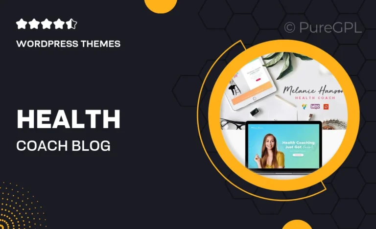 health coach blog lifestyle magazine wordpress theme