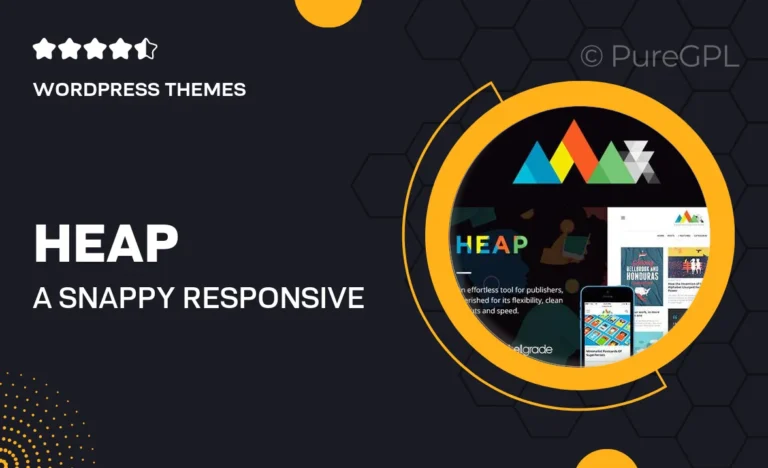 heap a snappy responsive wordpress blog theme