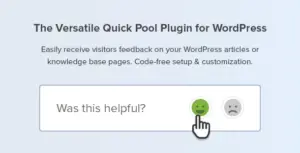 Helpful – Article Feedback Plugin for WordPress
