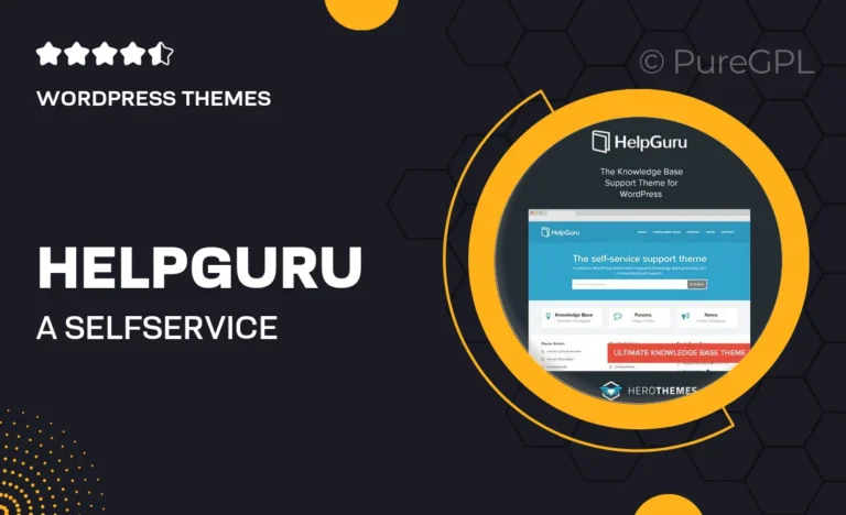 helpguru a self service knowledge base wordpress theme