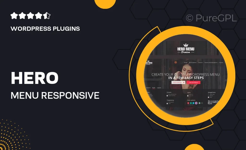 Hero Menu | Responsive WordPress Mega Menu Plugin