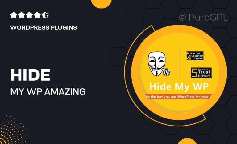 hide my wp amazing security plugin for wordpress