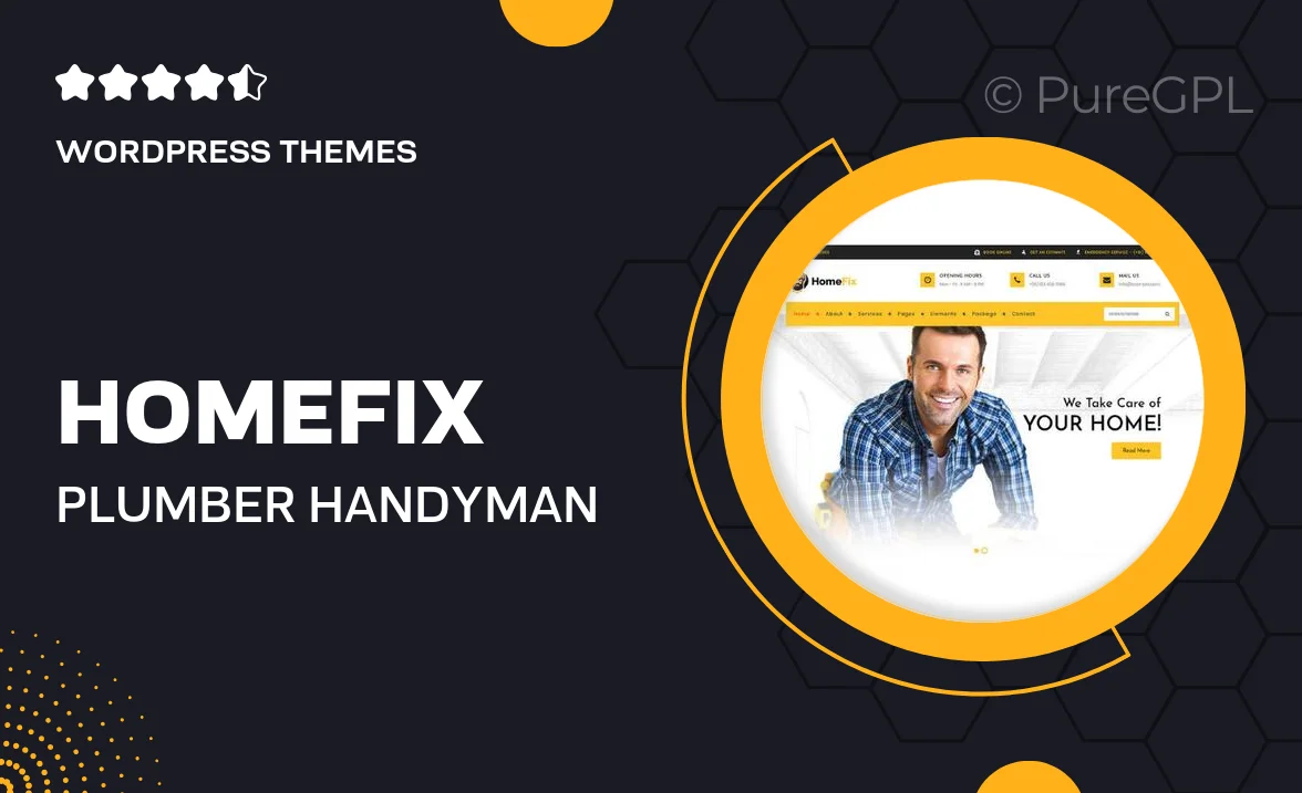 HomeFix – Plumber, Handyman Maintenance