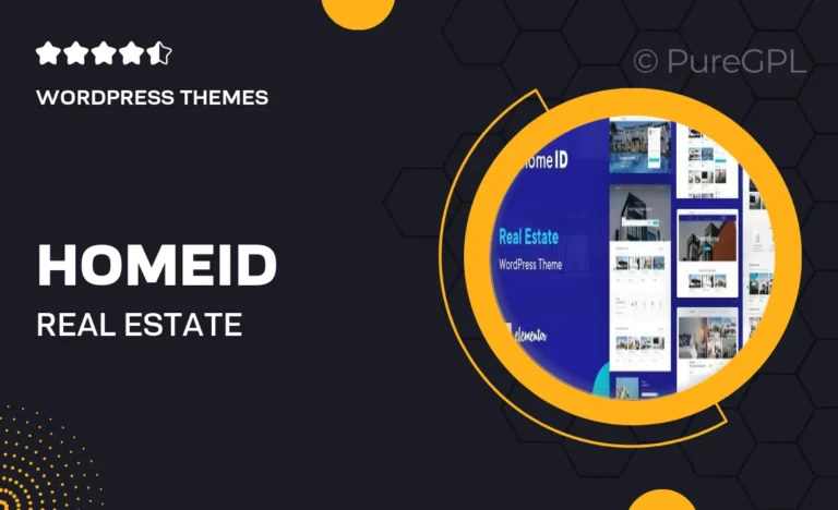 homeid real estate wordpress theme