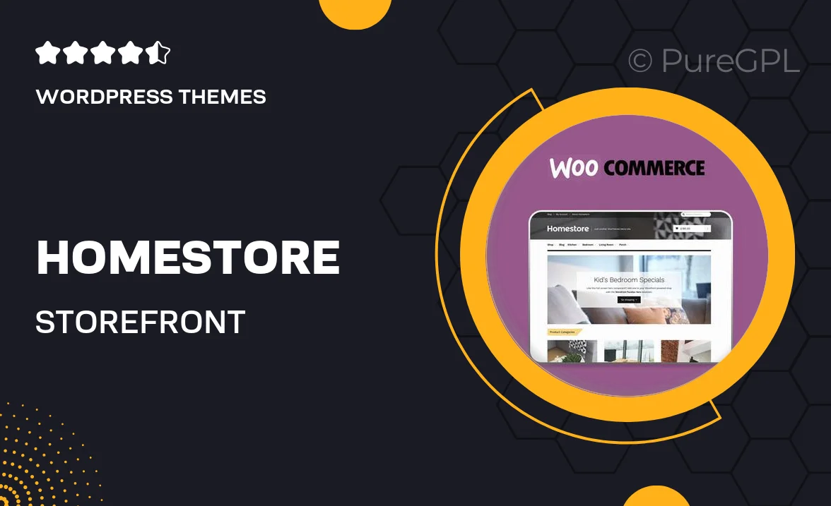 Homestore Storefront WooCommerce Theme