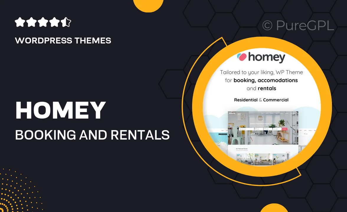 Homey | Booking and Rentals WordPress Theme