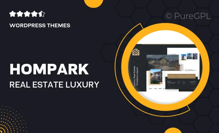 hompark real estate luxury homes theme