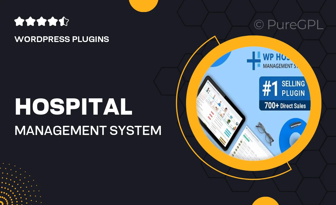 Hospital Management System for WordPress