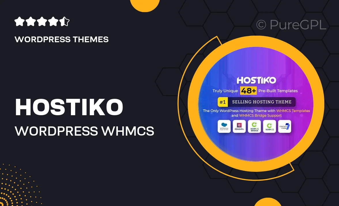 Hostiko WordPress WHMCS Hosting Theme