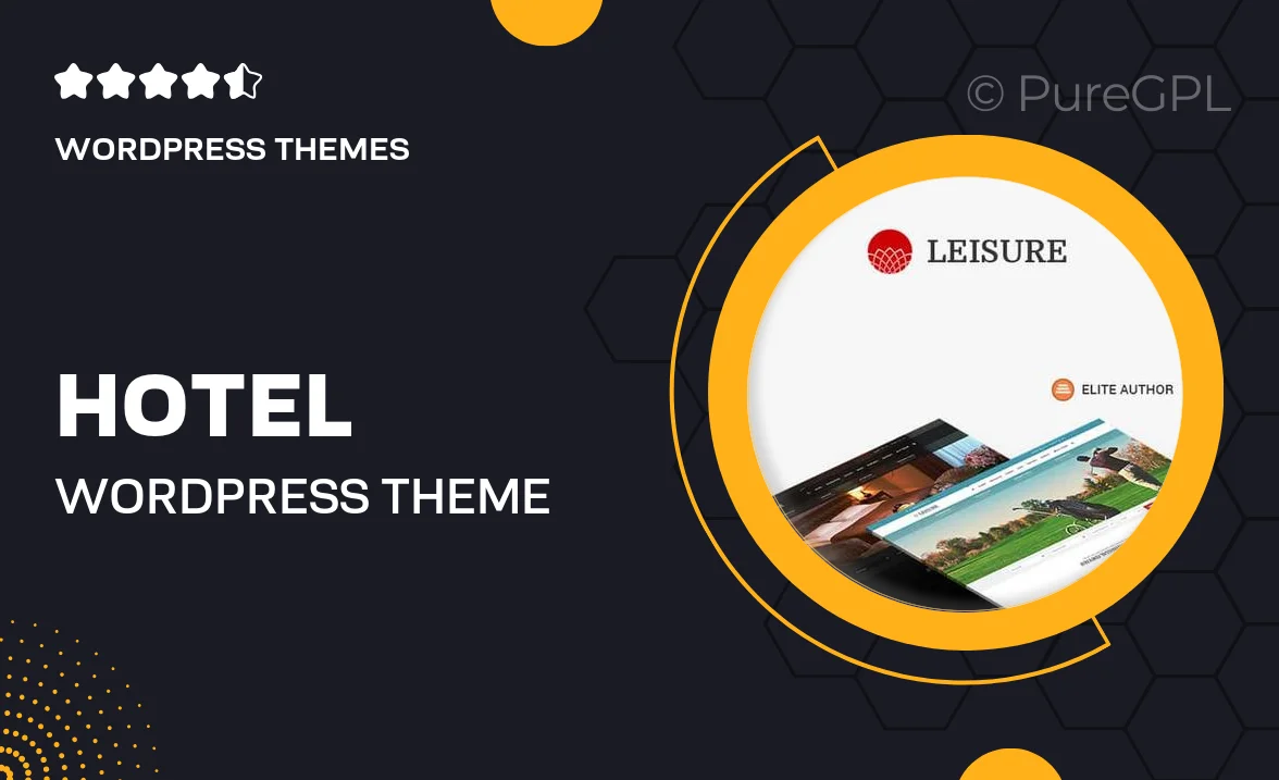 Hotel WordPress Theme | Hotel Leisure