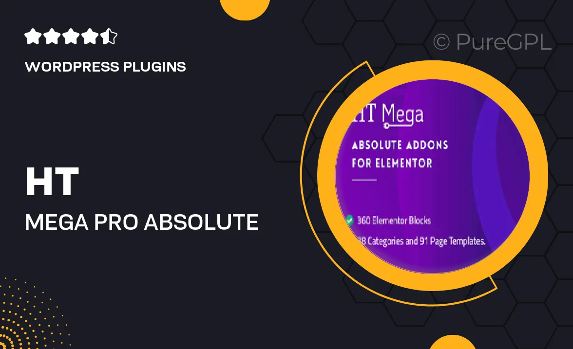 HT Mega Pro – Absolute Addons for Elementor Page Builder