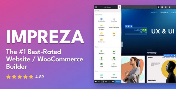 impreza wordpress website and woocommerce builder 1