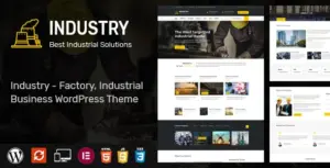 Industry – Industrial & Factory WordPress Theme