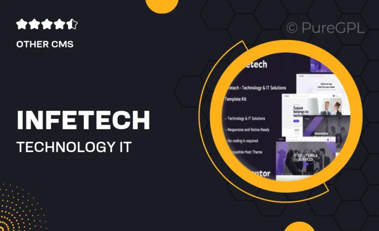 infetech technology it solutions elementor template kit