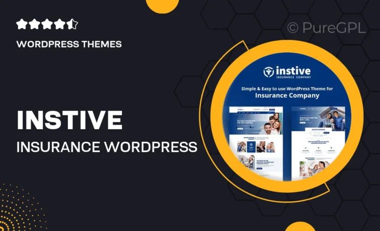 instive insurance wordpress theme