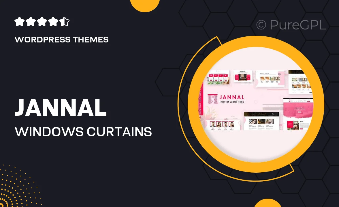 Jannal – Windows Curtains & Doors Service WordPress Theme