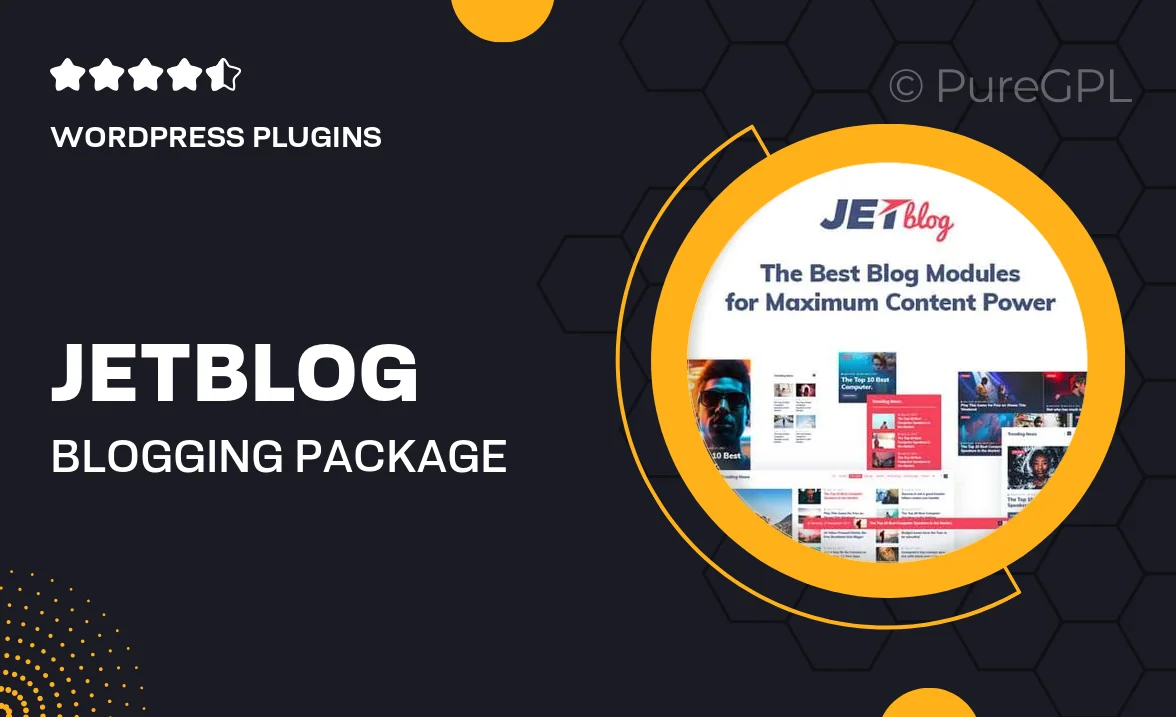 JetBlog – Blogging Package for Elementor Page Builder