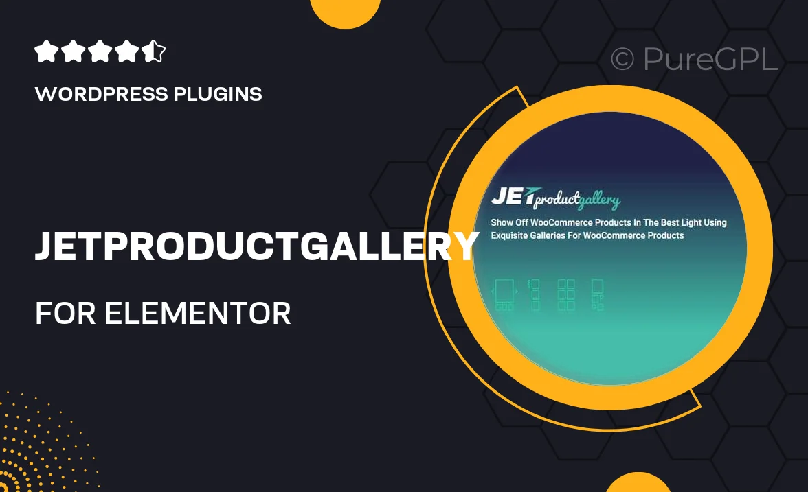 JetProductGallery For Elementor