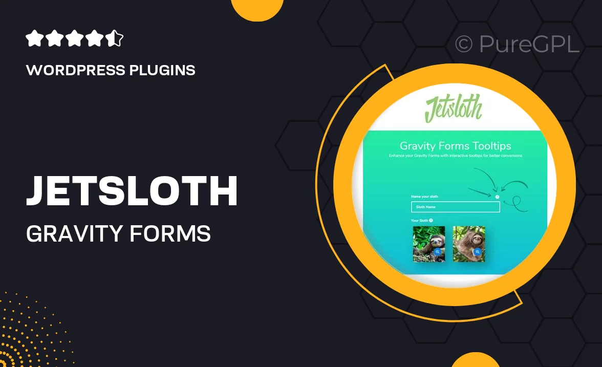 Jetsloth – Gravity Forms Tooltips