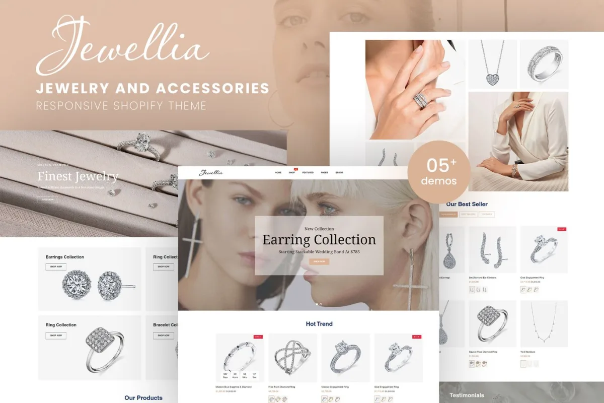 Jewellia – Jewelry & Accessories Shopify Theme