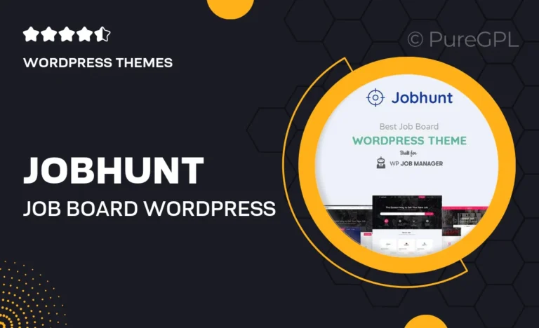 jobhunt job board wordpress theme for wp job manager