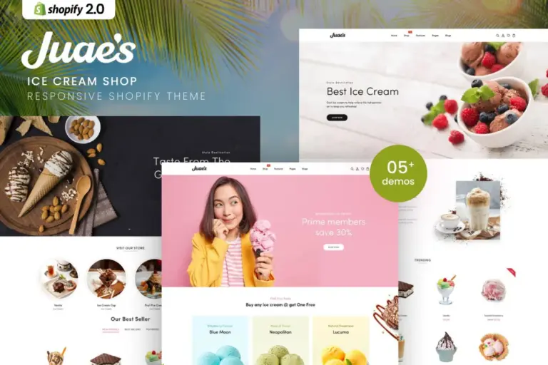 juaes ice cream shop responsive shopify theme 1
